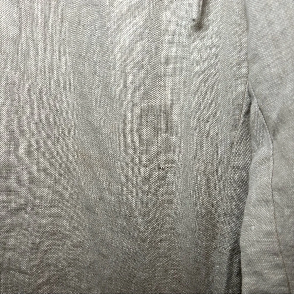 Reformation Linen Pants Oatmeal Size Small
